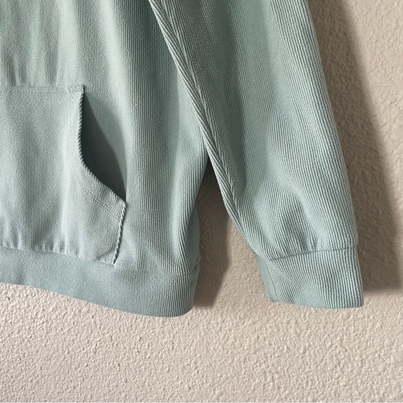 Cozy Soft Quarter Zip Pullover Sweater Women’s S Jade Green Ribbed Lightweight - Picture 8 of 12